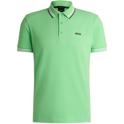 BOSS Paddy Contrast Polo - Normal pasform - Bomuld - Herre BOSS Paddy Contrast Polo - Normal pasform - Bomuld - Herre