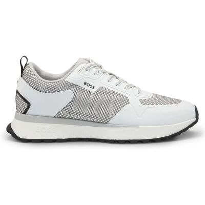 Scarpe in mesh Hugo Boss Jonah - Bianco/Grigio - Scarpe sportive Scarpe in mesh Hugo Boss Jonah - Bianco/Grigio - Scarpe sportive