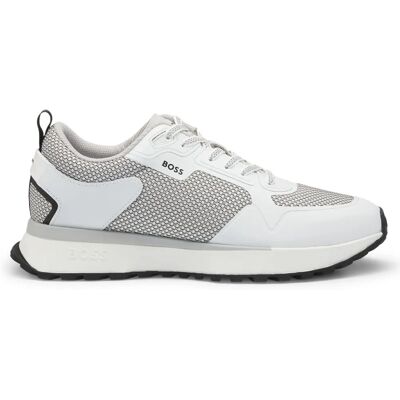 Scarpe BOSS Jonah Runn Bianche - Casual Scarpe BOSS Jonah Runn Bianche - Casual
