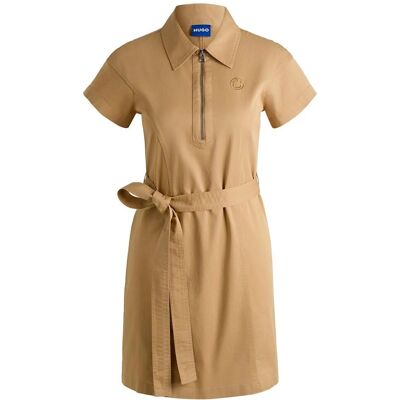 HUGO BLUE - Kerami-1-W_B - Beige - 40 - Robe chemise - Publicité HUGO BLUE - Kerami-1-W_B - Beige - 40 - Robe chemise - Publicité