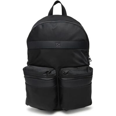 HUGO Ryggsäck - Två framfickor - Smart Sleeve - Mjuk twill - 28x43x14.5cm HUGO Ryggsäck - Två framfickor - Smart Sleeve - Mjuk twill - 28x43x14.5cm