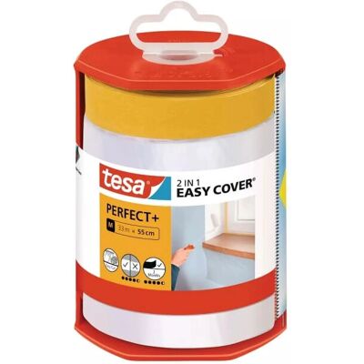 TESA - Easy Cover Perfect+ - Gelb - Transparent - Schuzfolie TESA - Easy Cover Perfect+ - Gelb - Transparent - Schuzfolie