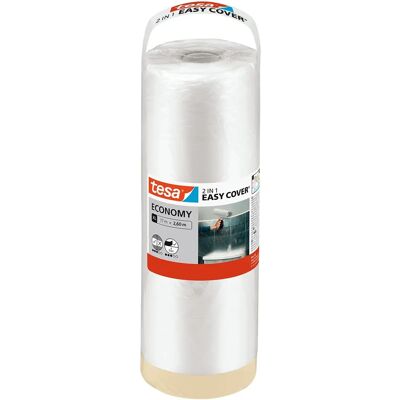 Tesa Easy Cover Economy 56578-00000-00 Pellicola di protezione per superfici 17 m x 2.60 m Tesa Easy Cover Economy 56578-00000-00 Pellicola di protezione per superfici 17 m x 2.60 m