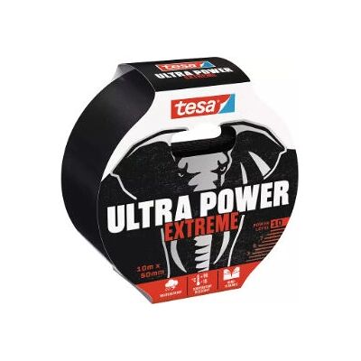 TESA Ultra Power Extreme Sorte Tape - Tape TESA Ultra Power Extreme Sorte Tape - Tape