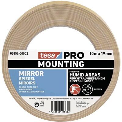 Tesa White Mounting Tape - Mirror Mounting Tesa White Mounting Tape - Mirror Mounting