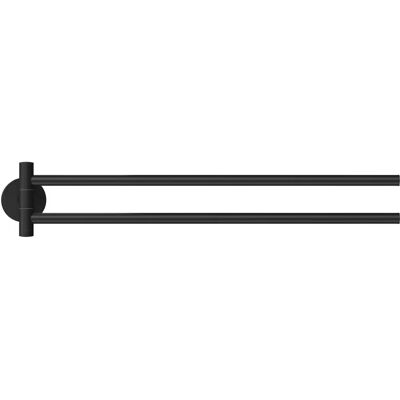 Toallero de Pared Moon Black Tesa - Accesorio de baño moderno Toallero de Pared Moon Black Tesa - Accesorio de baño moderno
