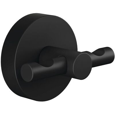 Tesa Black Moon Indoor Towel Hook - Modern Industrial Style Tesa Black Moon Indoor Towel Hook - Modern Industrial Style