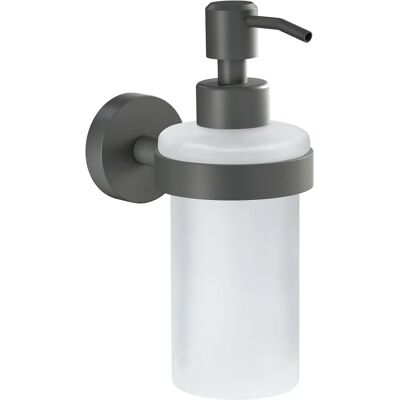 Tesa Moon Szary Dozownik mydła - 200 ml - Nowoczesny dodatek do łazienki Tesa Moon Szary Dozownik mydła - 200 ml - Nowoczesny dodatek do łazienki