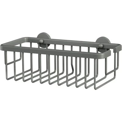 Tesa Moon Grey Badezimmerwandregal - Extra tief, ohne Bohren, Urbaner Stil Tesa Moon Grey Badezimmerwandregal - Extra tief, ohne Bohren, Urbaner Stil
