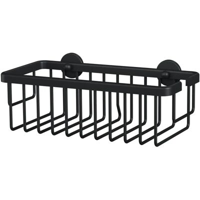 TESA - Moon Black - Black - Aluminium - Shower basket TESA - Moon Black - Black - Aluminium - Shower basket