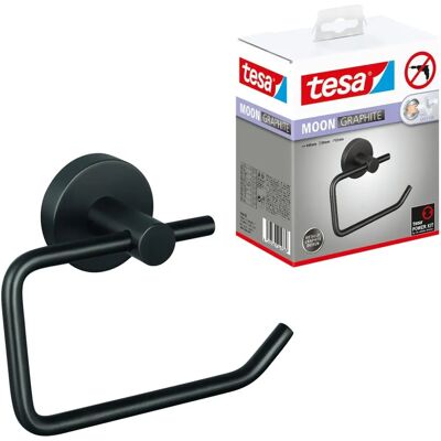 Tesa Moon Toalettpapperhållare - Grafit - Utan lock - Badrumsaccessoar Tesa Moon Toalettpapperhållare - Grafit - Utan lock - Badrumsaccessoar