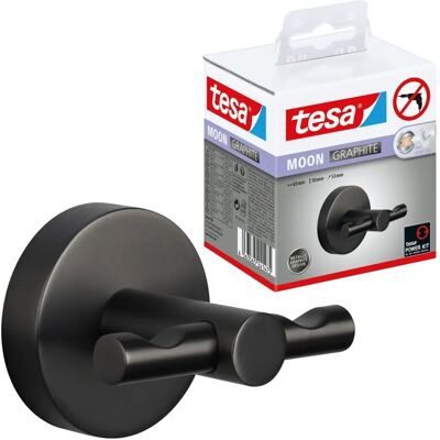 tesa Moon Graphite Dubbel Handdukshake - Badrumsaccessoarer tesa Moon Graphite Dubbel Handdukshake - Badrumsaccessoarer