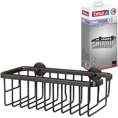 tesa Moon Graphite Duschkorg - Vägmontering utan borrning tesa Moon Graphite Duschkorg - Vägmontering utan borrning