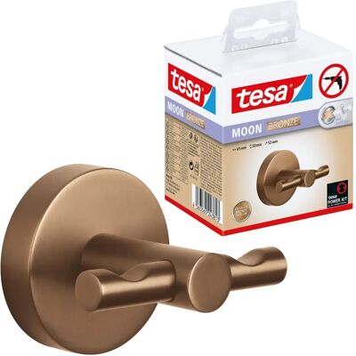 tesa MOON BRONZE Doppel-Handtuchhaken - Badaccessoire tesa MOON BRONZE Doppel-Handtuchhaken - Badaccessoire