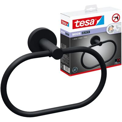 tesa Moon nero portasciugamani - Towel Holder tesa Moon nero portasciugamani - Towel Holder