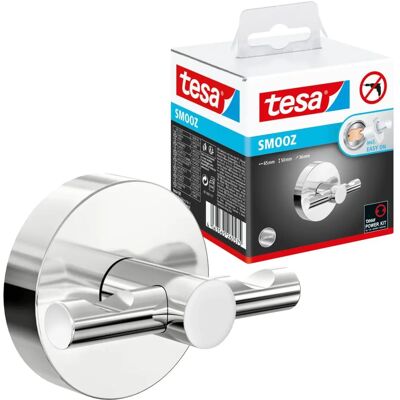 gancho doble de toalla de cromo tesa Smooz - Gancho de toalla gancho doble de toalla de cromo tesa Smooz - Gancho de toalla