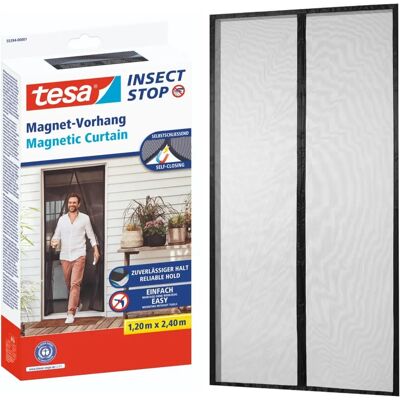 TESA Magnetische Insektenschutzvorhang - Insektenschutz für Türen TESA Magnetische Insektenschutzvorhang - Insektenschutz für Türen