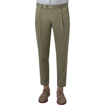 Hiltl Varun Baumwoll-Stretchhose - Casual, Grün, Modell VARUN Hiltl Varun Baumwoll-Stretchhose - Casual, Grün, Modell VARUN