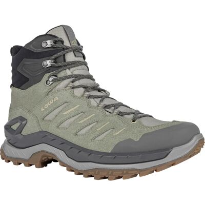 Lowa Innovo Mid Gtx Gris/Olive - Chaussures de Trekking & Hiver - Publicité Lowa Innovo Mid Gtx Gris/Olive - Chaussures de Trekking & Hiver - Publicité