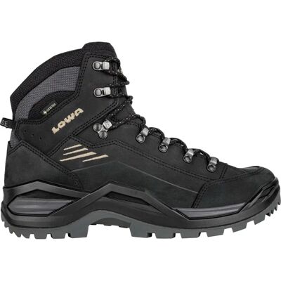 Scarponi da trekking Lowa Renegade Evo GTX Mid Uomo Nero Sabbia Scarponi da trekking Lowa Renegade Evo GTX Mid Uomo Nero Sabbia