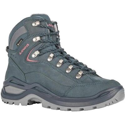 LOWA RENEGADE EVO GTX MID WS - Stahlblau / Altrosa - Bottes de randonnée - Publicité LOWA RENEGADE EVO GTX MID WS - Stahlblau / Altrosa - Bottes de randonnée - Publicité