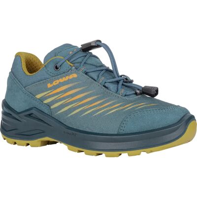 LOWA ZIRROX II GTX LO JR Bunt (Petrol, Senf) - Kinderschuhe LOWA ZIRROX II GTX LO JR Bunt (Petrol, Senf) - Kinderschuhe