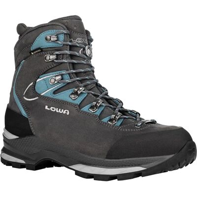 LOWA Mauria EVO GTX Ws - Vrouwen - Antraciet/Turquoise - Trekkingboots LOWA Mauria EVO GTX Ws - Vrouwen - Antraciet/Turquoise - Trekkingboots