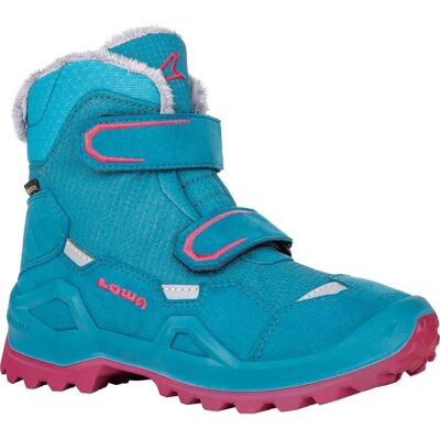 LOWA Unisex-Kinderschuhe - Milo EVO GTX MID JR - Türkis/Blau/Fuchsia - 30 - Kinderschuhe LOWA Unisex-Kinderschuhe - Milo EVO GTX MID JR - Türkis/Blau/Fuchsia - 30 - Kinderschuhe
