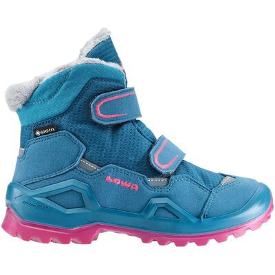 LOWA Kinder Türkis/Fuchsia Milo EVO GTX MID JR - Kinderschuhe LOWA Kinder Türkis/Fuchsia Milo EVO GTX MID JR - Kinderschuhe