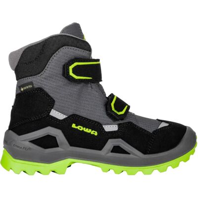 Lowa Milo Evo Mid Gtx Kinder Schwarz Grau - Schuhe Lowa Milo Evo Mid Gtx Kinder Schwarz Grau - Schuhe