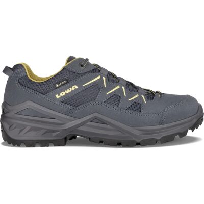 LOWA - Sirkos EVO GTX LO - Stahlblau/Senf - Veloursleder/Textil - Wanderschuh LOWA - Sirkos EVO GTX LO - Stahlblau/Senf - Veloursleder/Textil - Wanderschuh