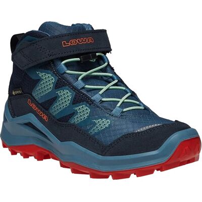 Lowa Maddox Pro GTX Mid Jungen Wanderschuh - Blau - Sportlicher Wanderschuh Lowa Maddox Pro GTX Mid Jungen Wanderschuh - Blau - Sportlicher Wanderschuh