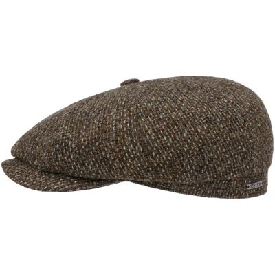 Casquette plate en laine Hatteras de Stetson - Marron - Taille 59 cm - Chapeau - Publicité Casquette plate en laine Hatteras de Stetson - Marron - Taille 59 cm - Chapeau - Publicité