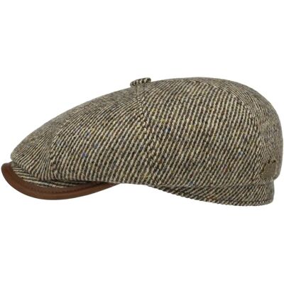Stetson Lifton Beigebraune Wollmütze - Flat Cap Stetson Lifton Beigebraune Wollmütze - Flat Cap