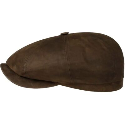 Stetson Nubuk Leder Hatteras Cap - Braun - Größe: 60CM - Cap Stetson Nubuk Leder Hatteras Cap - Braun - Größe: 60CM - Cap