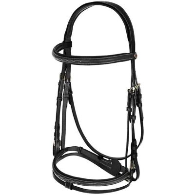HORZE Constance Pferdebridle mit gepolstertem Nasenriemen HORZE Constance Pferdebridle mit gepolstertem Nasenriemen