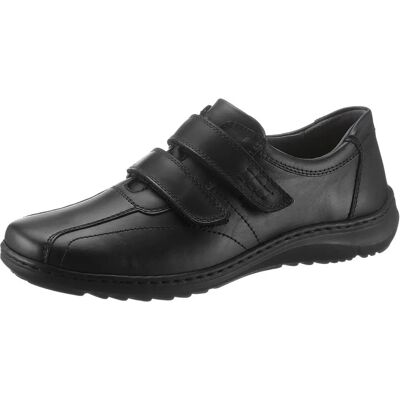 WALDLÄUFER Herwig Schwarz Nappaleder Sport Slipper G-Breite - Schuhe WALDLÄUFER Herwig Schwarz Nappaleder Sport Slipper G-Breite - Schuhe