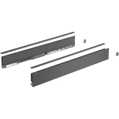 Hettich H77 NL Schubladenauszug - 550 mm - Anthrazit Hettich H77 NL Schubladenauszug - 550 mm - Anthrazit