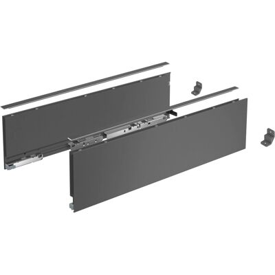 Hettich 9353432 Rail de tiroir - Anthracite - 350 mm Hettich 9353432 Rail de tiroir - Anthracite - 350 mm