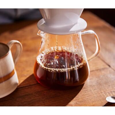 Tchibo Kaffeekanne - Transparent - 600ml - Hitzebeständiges Borosilikatglas Tchibo Kaffeekanne - Transparent - 600ml - Hitzebeständiges Borosilikatglas