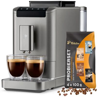 Tchibo Esperto2 Caffè Titanium Silver Kaffeemaschine Tchibo Esperto2 Caffè Titanium Silver Kaffeemaschine