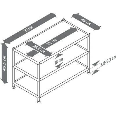 Tchibo CN3 Schwarzer Metall-Couchtisch - Couchtisch Tchibo CN3 Schwarzer Metall-Couchtisch - Couchtisch