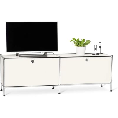 Tchibo Cn3 Lowboard - Metall, Weiß, 152x40x51,5cm - TV-Board Tchibo Cn3 Lowboard - Metall, Weiß, 152x40x51,5cm - TV-Board
