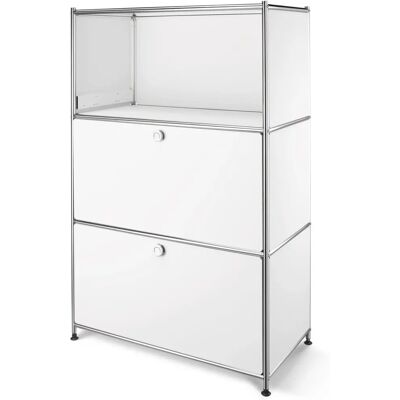 Tchibo Cn3 Metallregal - 2 Türen - Weiss Tchibo Cn3 Metallregal - 2 Türen - Weiss