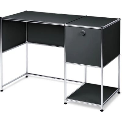 Tchibo - Schreibtisch CN3 - Metall, Klapptür, Schwarz - Schreibtisch Tchibo - Schreibtisch CN3 - Metall, Klapptür, Schwarz - Schreibtisch