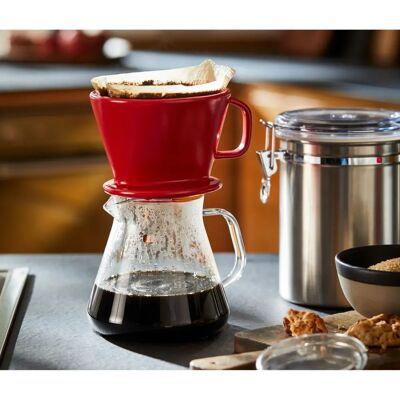 Tchibo - Kaffee Handfilter Gr. 2 - rot - Kaffee Filter Tchibo - Kaffee Handfilter Gr. 2 - rot - Kaffee Filter