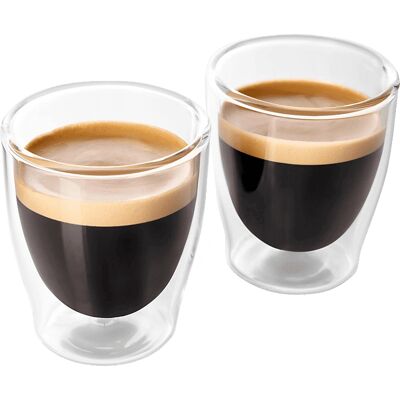 Tchibo - 2 Doppelwandige Espresso Gläser - transparent Tchibo - 2 Doppelwandige Espresso Gläser - transparent