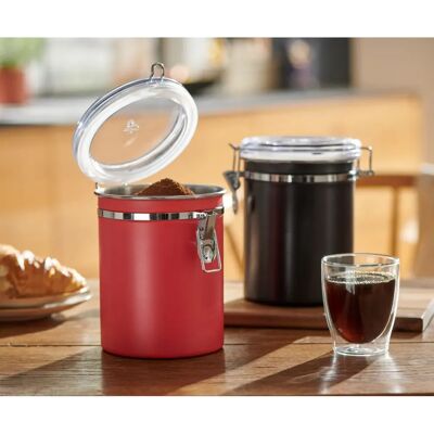 Tchibo - Aromadose - schwarz - Kaffeedose Tchibo - Aromadose - schwarz - Kaffeedose