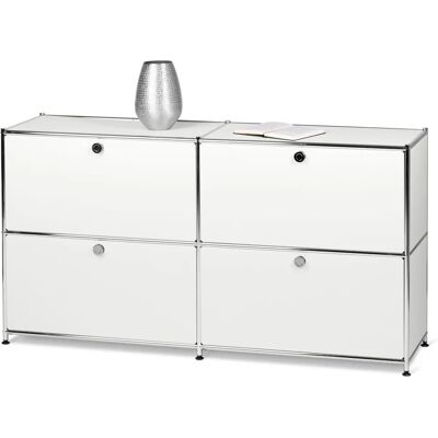 Tchibo Cn3 Sideboard - Weiss - Stahl / Aluminium / Kunststoff Tchibo Cn3 Sideboard - Weiss - Stahl / Aluminium / Kunststoff
