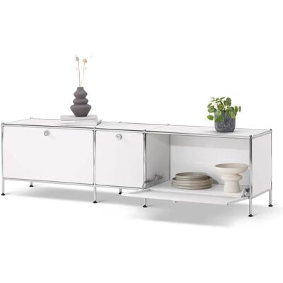 Tchibo Cn3 Lowboard - Weiß - 3 Klappen - 190x40x51,5cm Tchibo Cn3 Lowboard - Weiß - 3 Klappen - 190x40x51,5cm